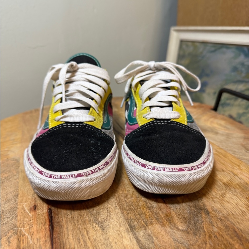 Vans Old Skool Low Patchwork Sneakers Women’s 7, … - image 4